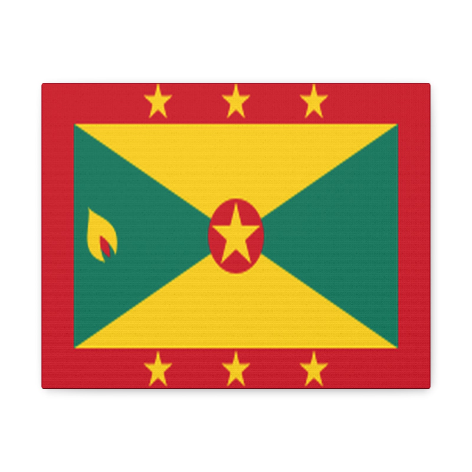 Grenada Country Flag Canvas Vibrant Wall Art Unframed Home Decor-Express Your Love Gifts