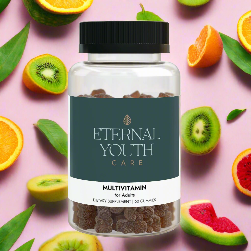 Eternal Youth Care Multivitamin Gummies for Adults – 60 Count Non-GMO, Corn-Free, Third-Party Tested-Express Your Love Gifts