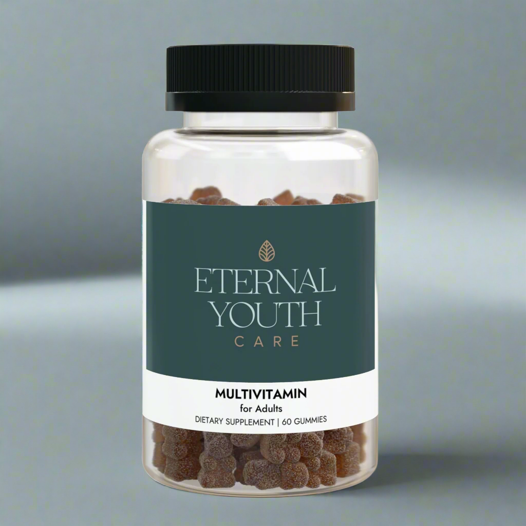 Eternal Youth Care Multivitamin Gummies for Adults – 60 Count Non-GMO, Corn-Free, Third-Party Tested-Express Your Love Gifts