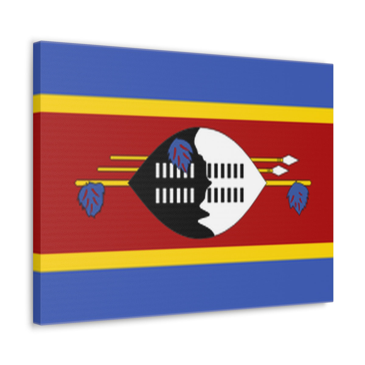 Eswatini Country Flag Canvas Vibrant Wall Art Unframed Home Decor-Express Your Love Gifts