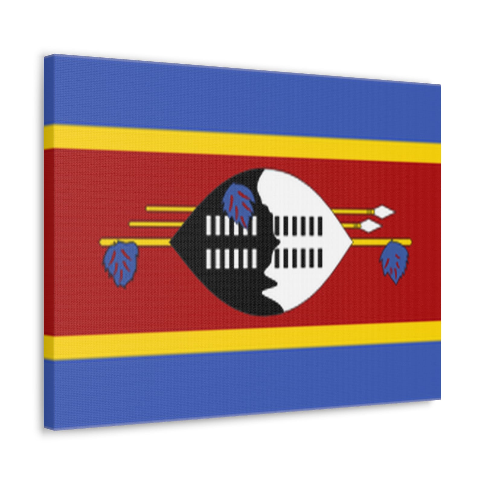 Eswatini Country Flag Canvas Vibrant Wall Art Unframed Home Decor-Express Your Love Gifts