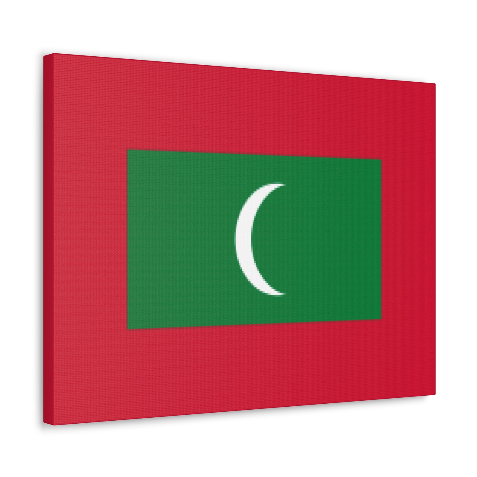 Maldives Country Flag Canvas Vibrant Wall Art Unframed Home Decor-Express Your Love Gifts