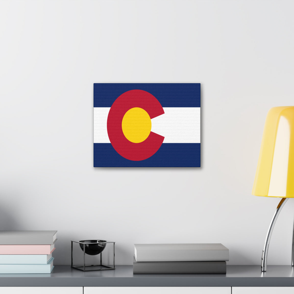 Colorado State Flag Canvas Vibrant Wall Art Unframed Home Decor-Express Your Love Gifts