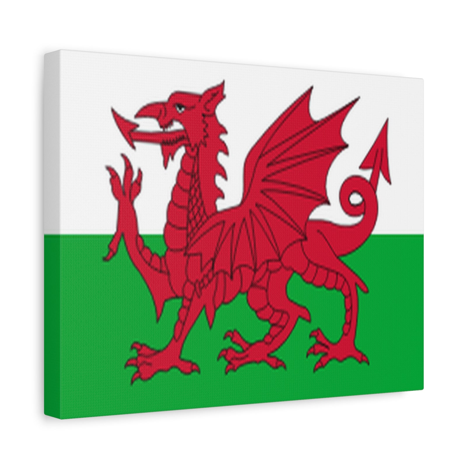 Wales Country Flag Canvas Vibrant Wall Art Unframed Home Decor-Express Your Love Gifts