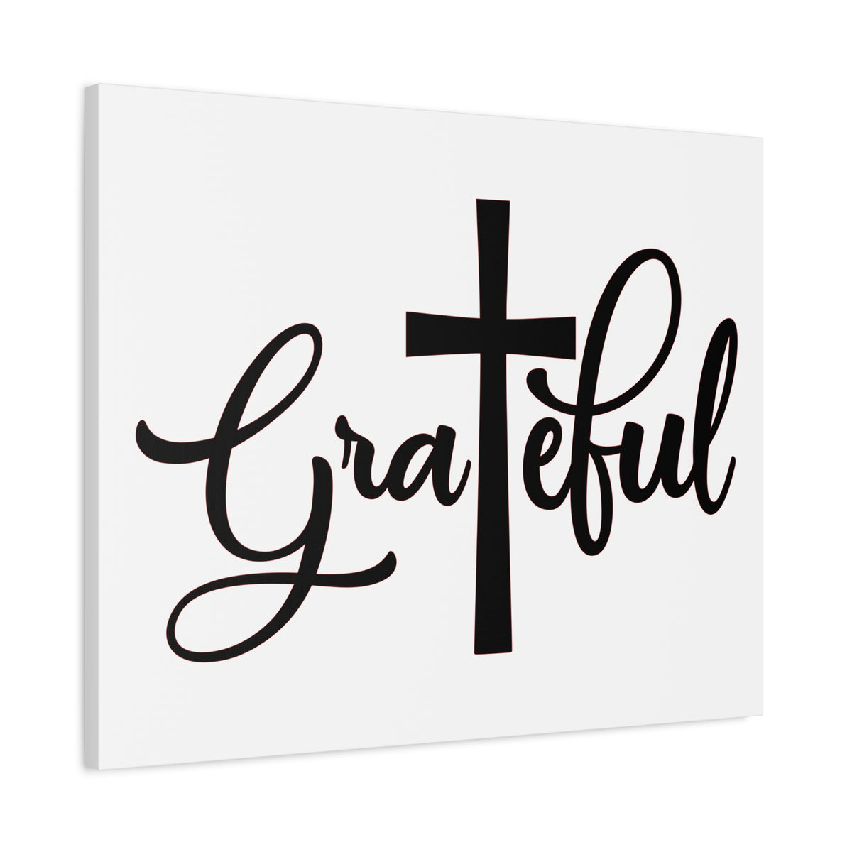 Scripture Canvas Grateful Psalm 118:1 Christian Wall Art Print Ready to Hang-Express Your Love Gifts