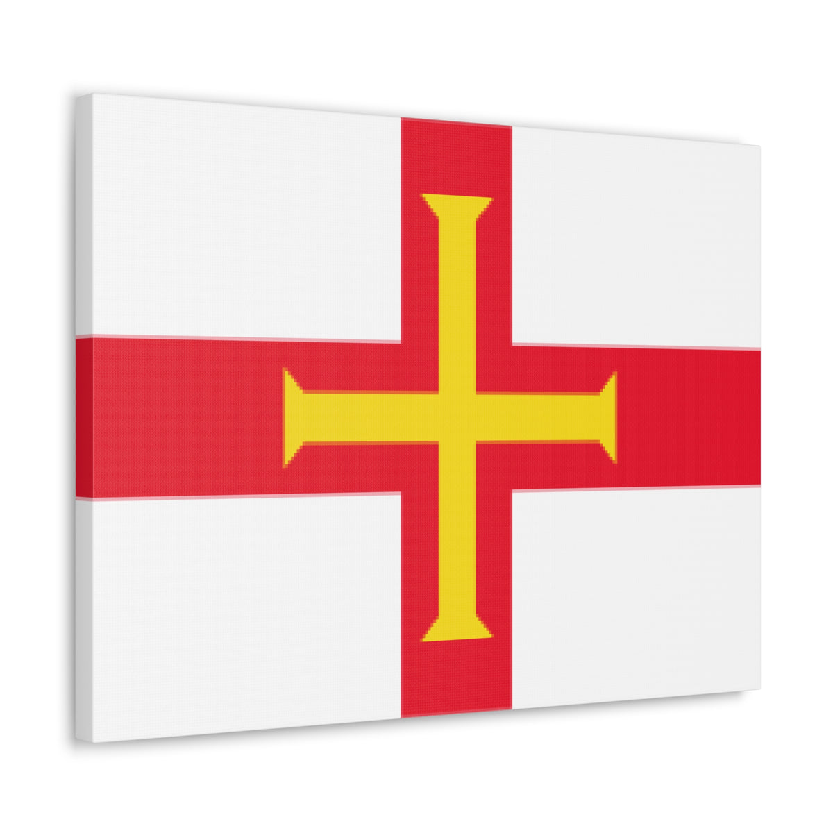 Guernsey Country Flag Canvas Vibrant Wall Art Unframed Home Decor-Express Your Love Gifts
