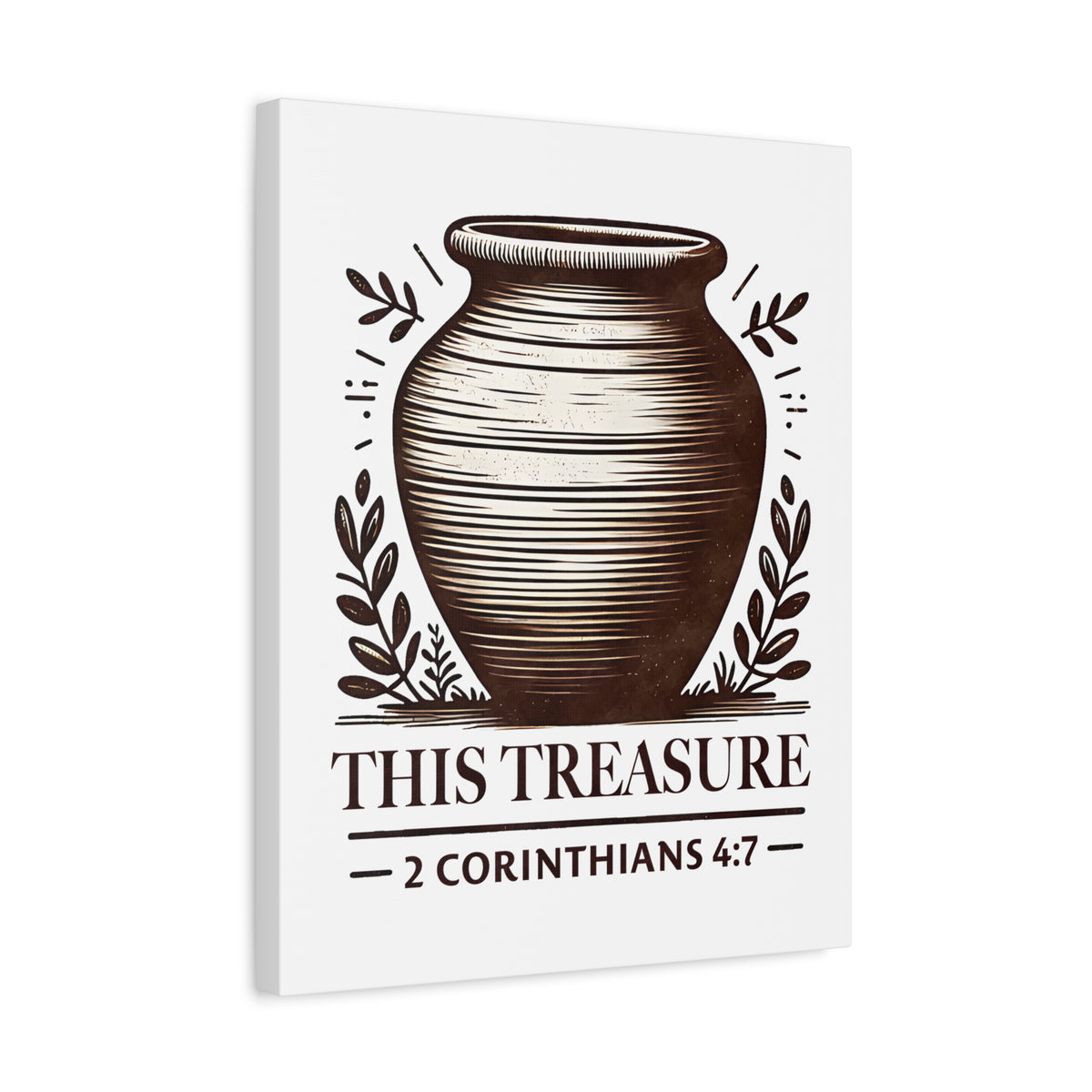 Scripture Walls 2 Corinthians 4:7 This Treasure Bible Verse Canvas Christian Wall Art Ready to Hang Unframed-Express Your Love Gifts