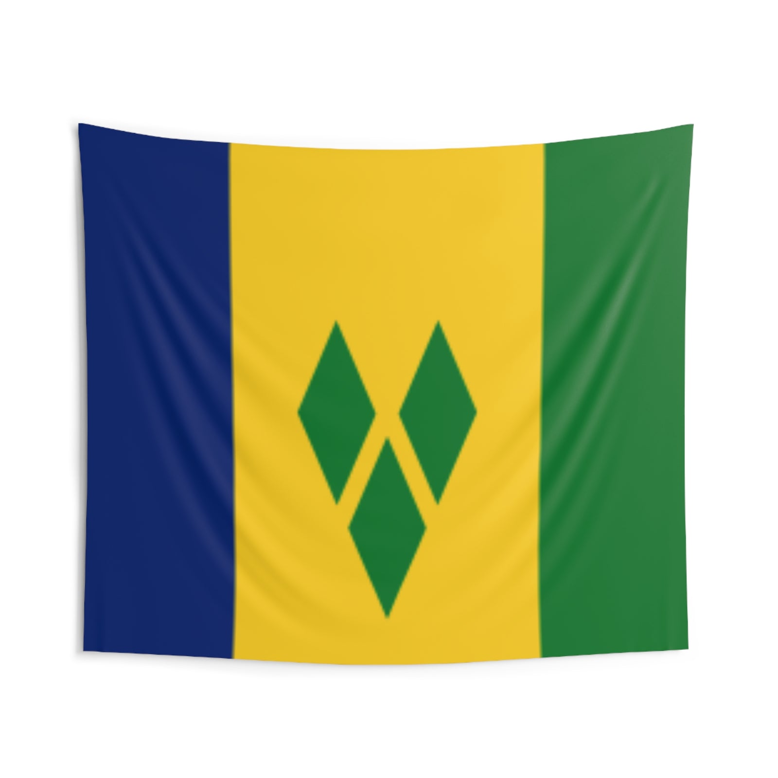 Saint Vincent and the Grenadines Country Flag Wall Hanging Tapestry-Express Your Love Gifts