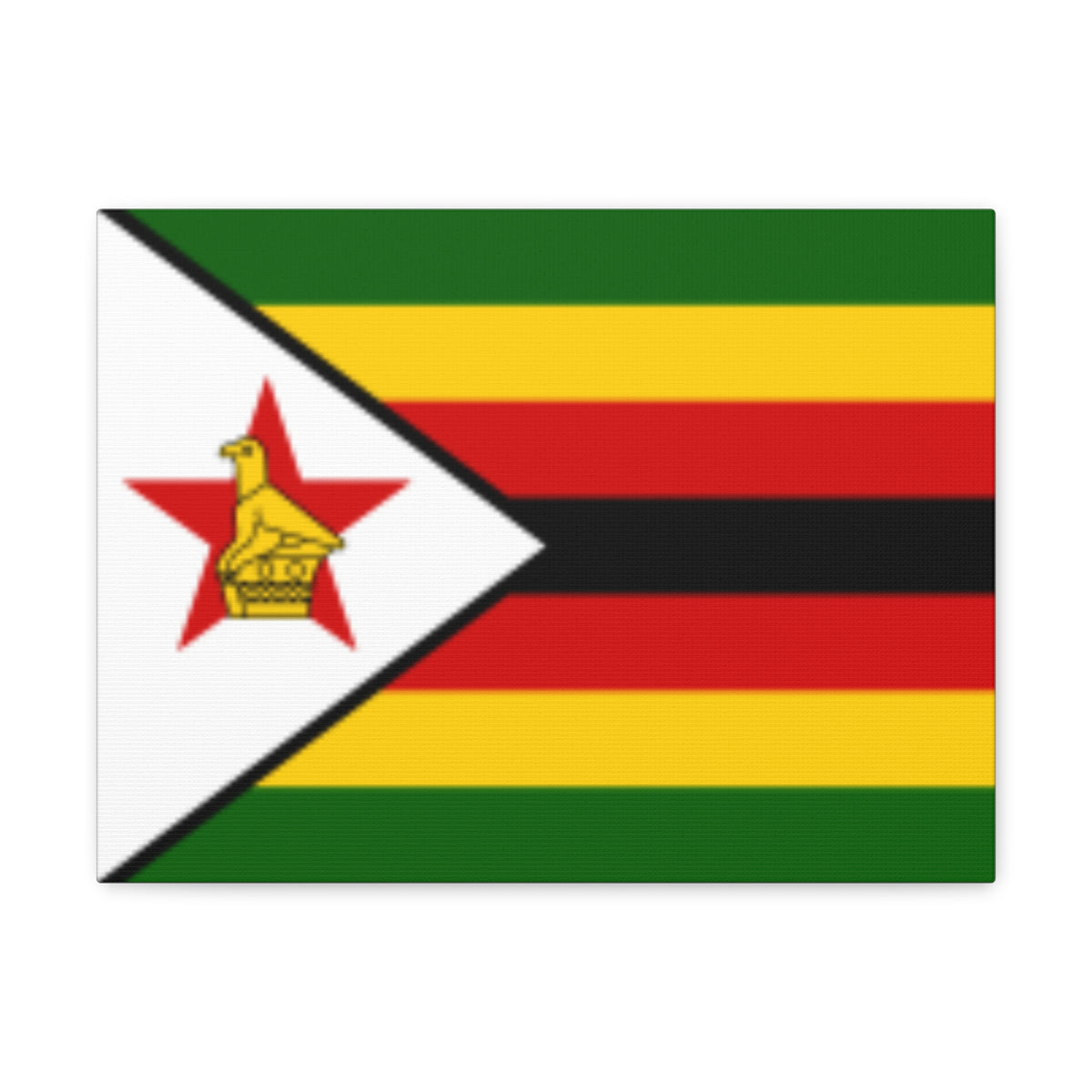 Zimbabwe Country Flag Canvas Vibrant Wall Art Unframed Home Decor-Express Your Love Gifts