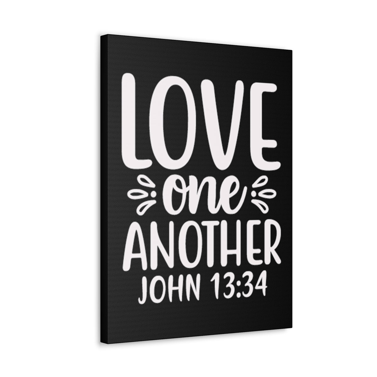 Scripture Walls John 13:34 Love One Another Bible Verse Canvas Christian Wall Art Ready to Hang Unframed-Express Your Love Gifts