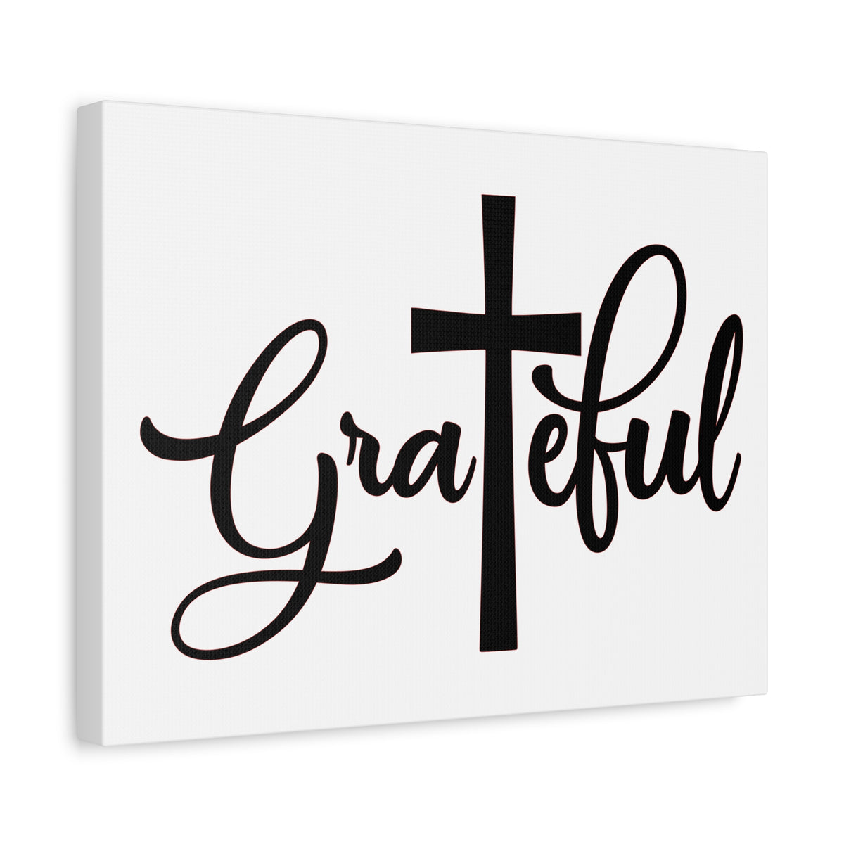 Scripture Canvas Grateful Psalm 118:1 Christian Wall Art Print Ready to Hang-Express Your Love Gifts