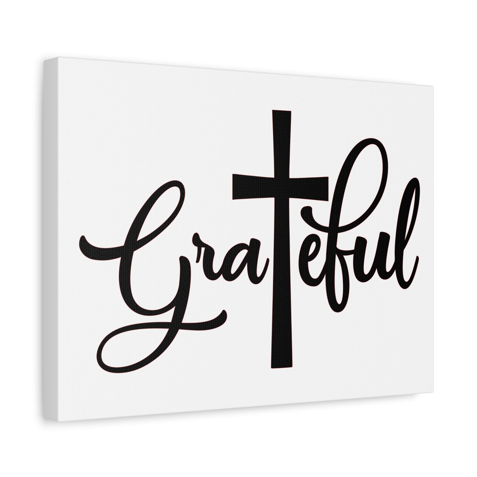 Scripture Canvas Grateful Psalm 118:1 Christian Wall Art Print Ready to Hang-Express Your Love Gifts