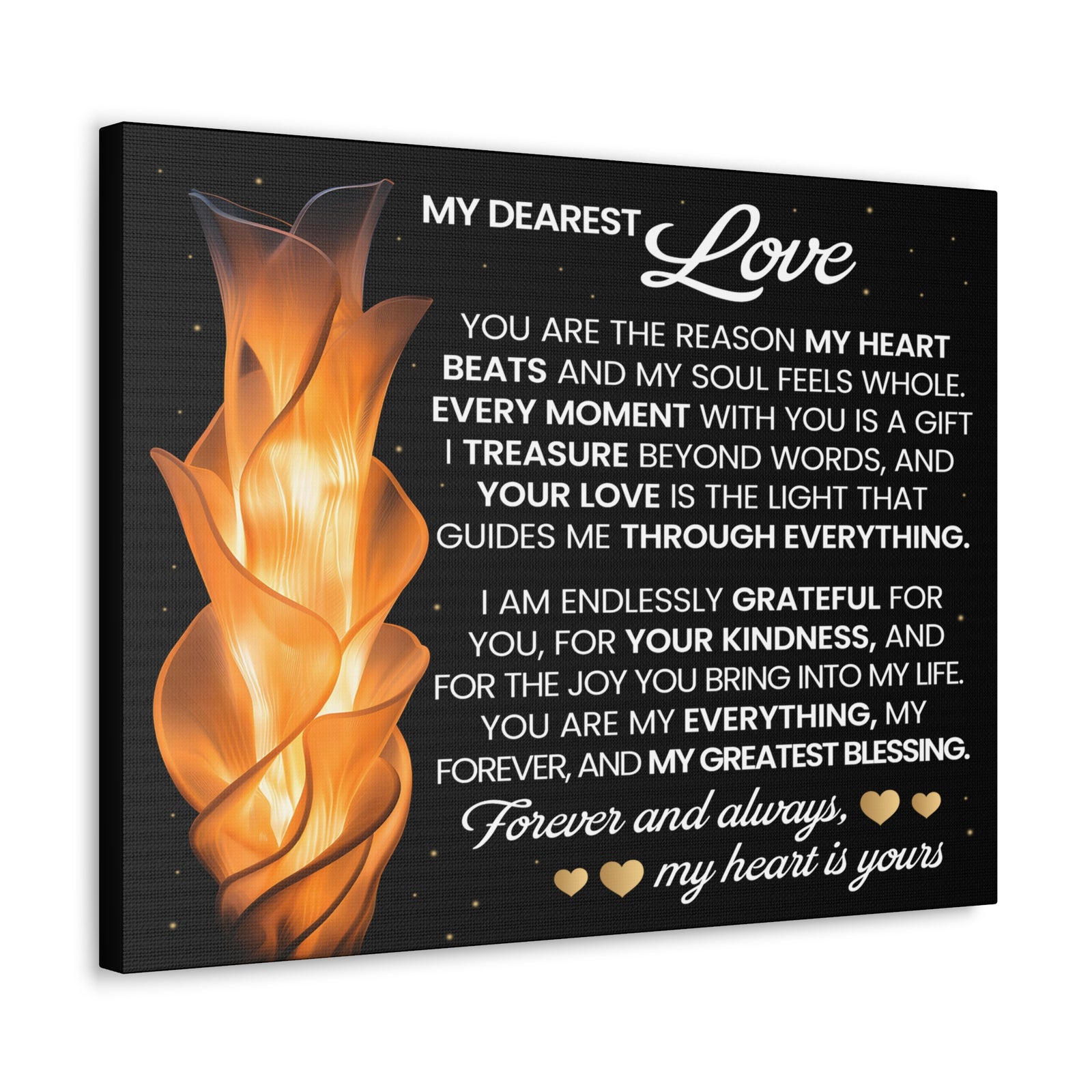 You Are The Reason Romantic Inspirational Print Ready to Hang Artwork Unframed-Express Your Love Gifts