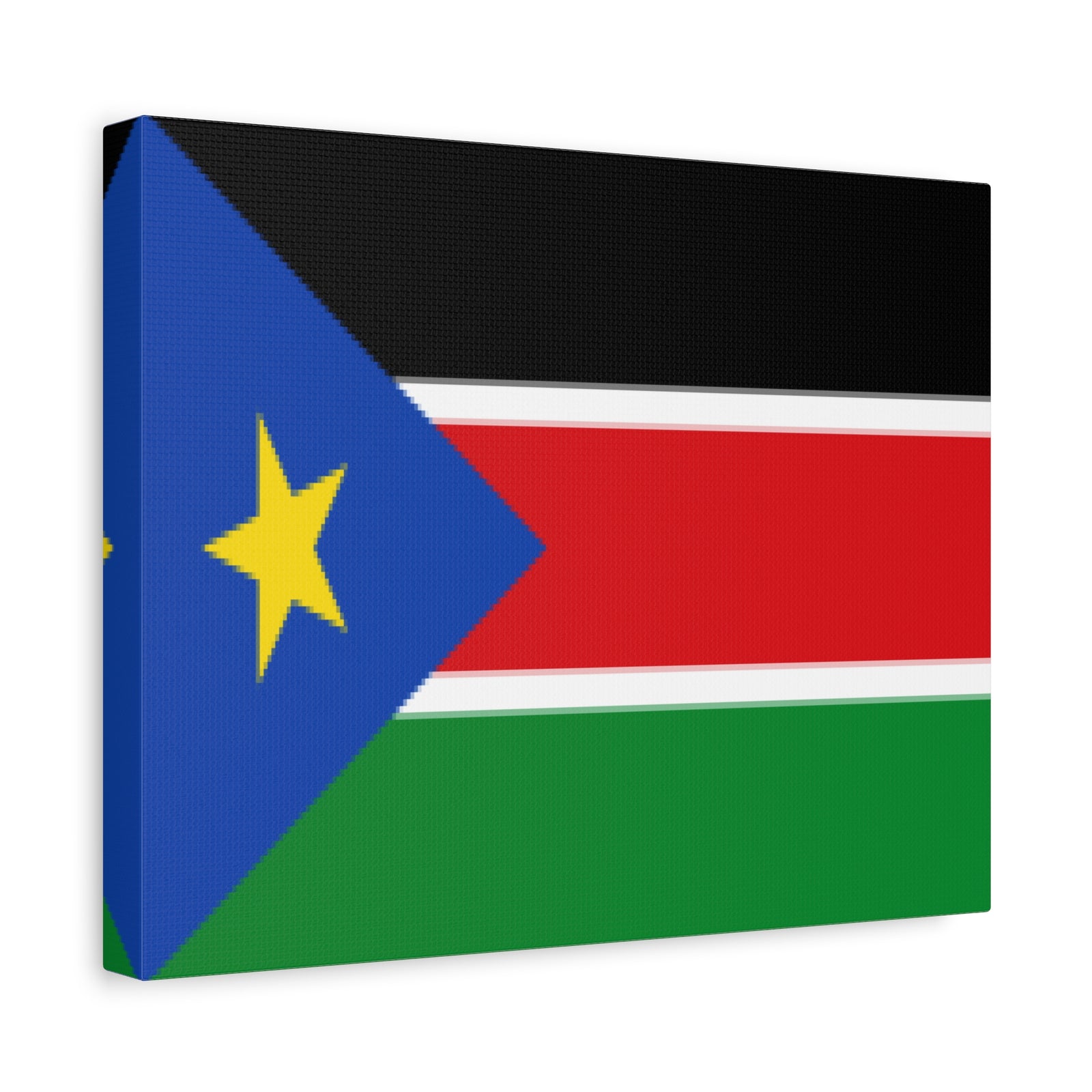 South Sudan Country Flag Canvas Vibrant Wall Art Unframed Home Decor-Express Your Love Gifts