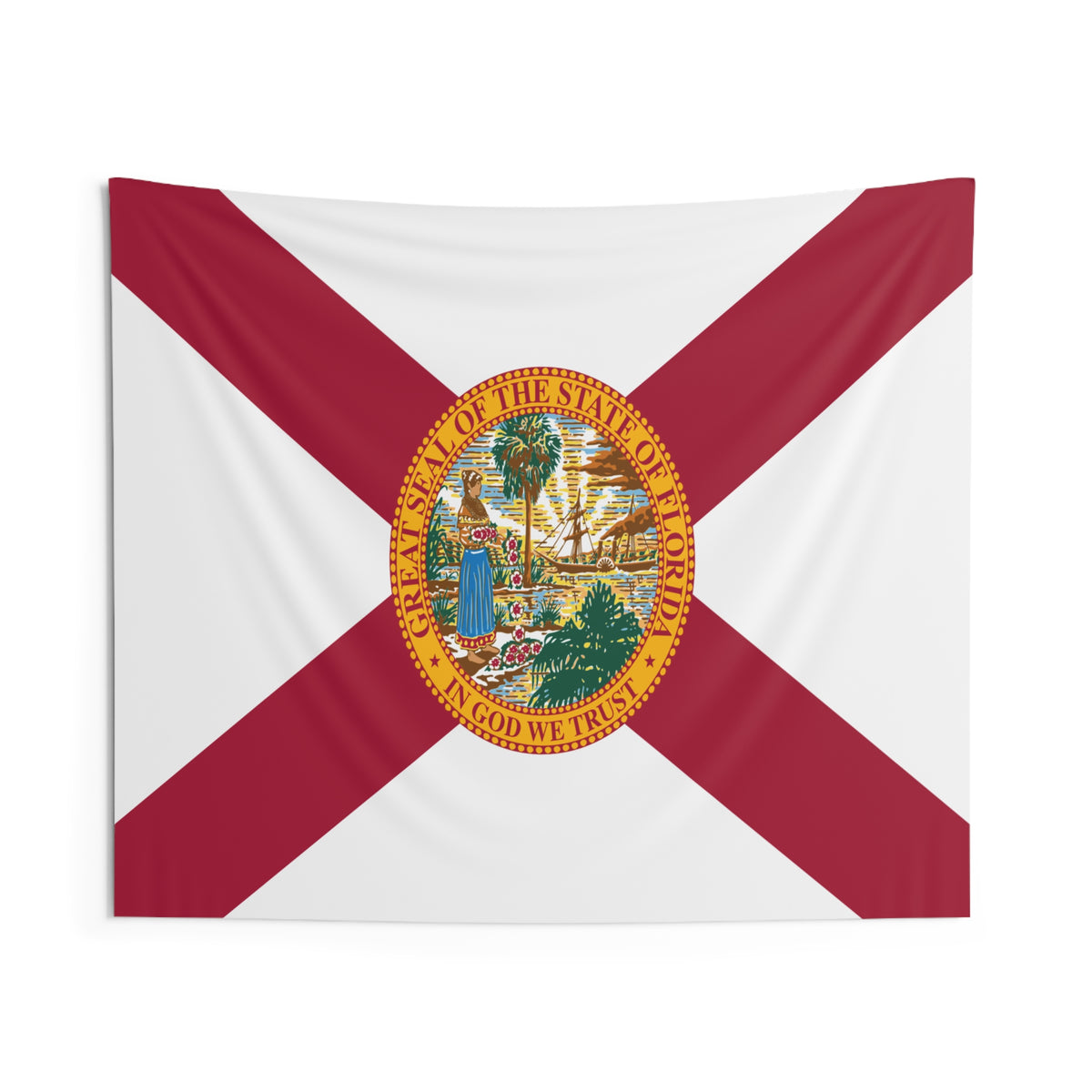 Florida State Flag Wall Hanging Tapestry-Express Your Love Gifts