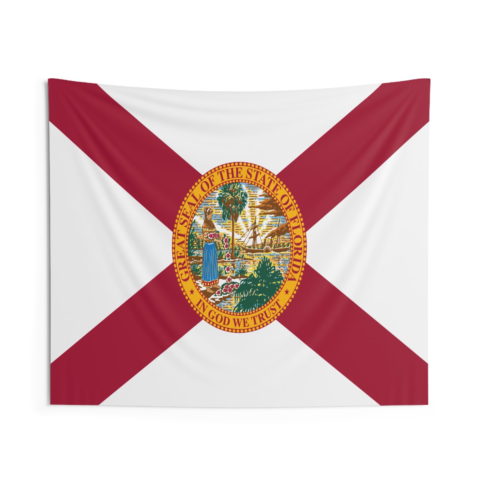 Florida State Flag Wall Hanging Tapestry-Express Your Love Gifts