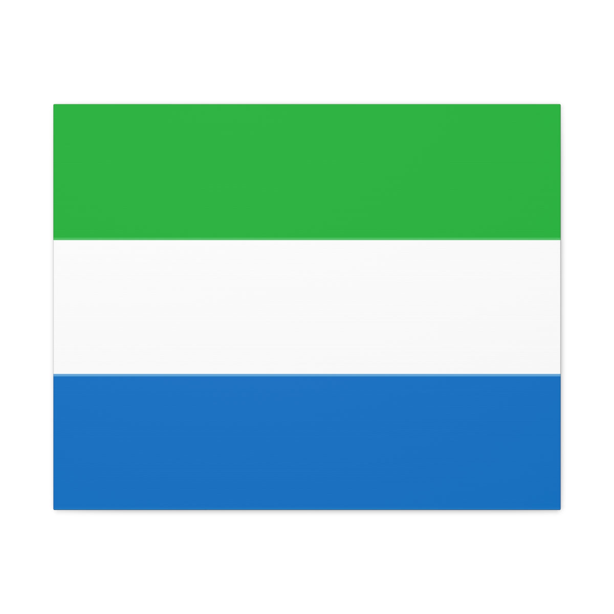 Sierra Leone Country Flag Canvas Vibrant Wall Art Unframed Home Decor-Express Your Love Gifts