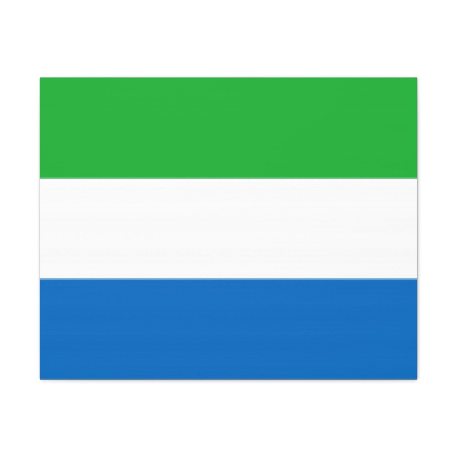 Sierra Leone Country Flag Canvas Vibrant Wall Art Unframed Home Decor-Express Your Love Gifts
