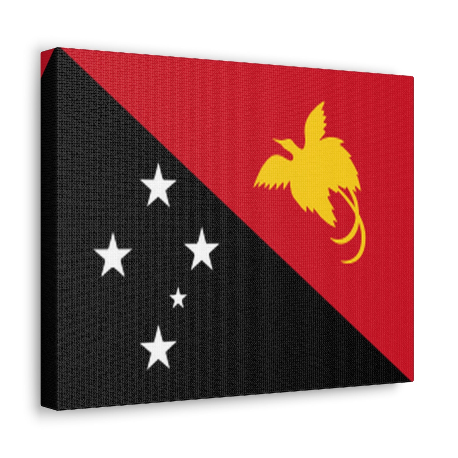 Papua New Guinea Country Flag Canvas Vibrant Wall Art Unframed Home Decor-Express Your Love Gifts