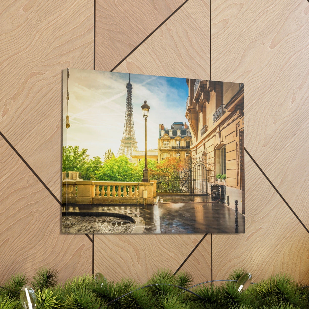 Paris Street View France Canvas Artwork High-Quality Breathtaking French City for Home Decor Ready to Hang-Express Your Love Gifts