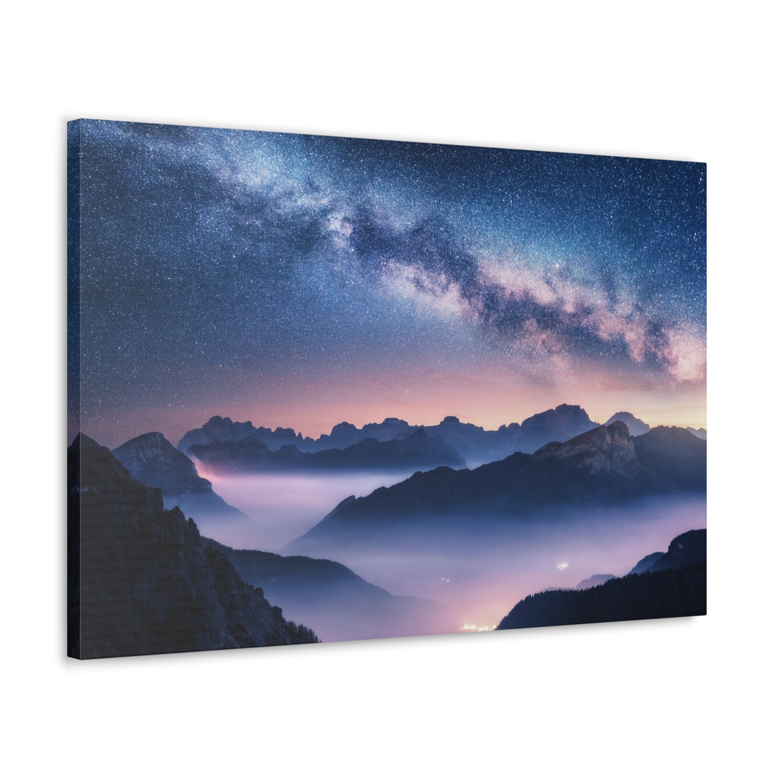 Nature Wilderness Night Sky Photography Canvas Wall Art for Home Decor Ready-to-Hang-Express Your Love Gifts