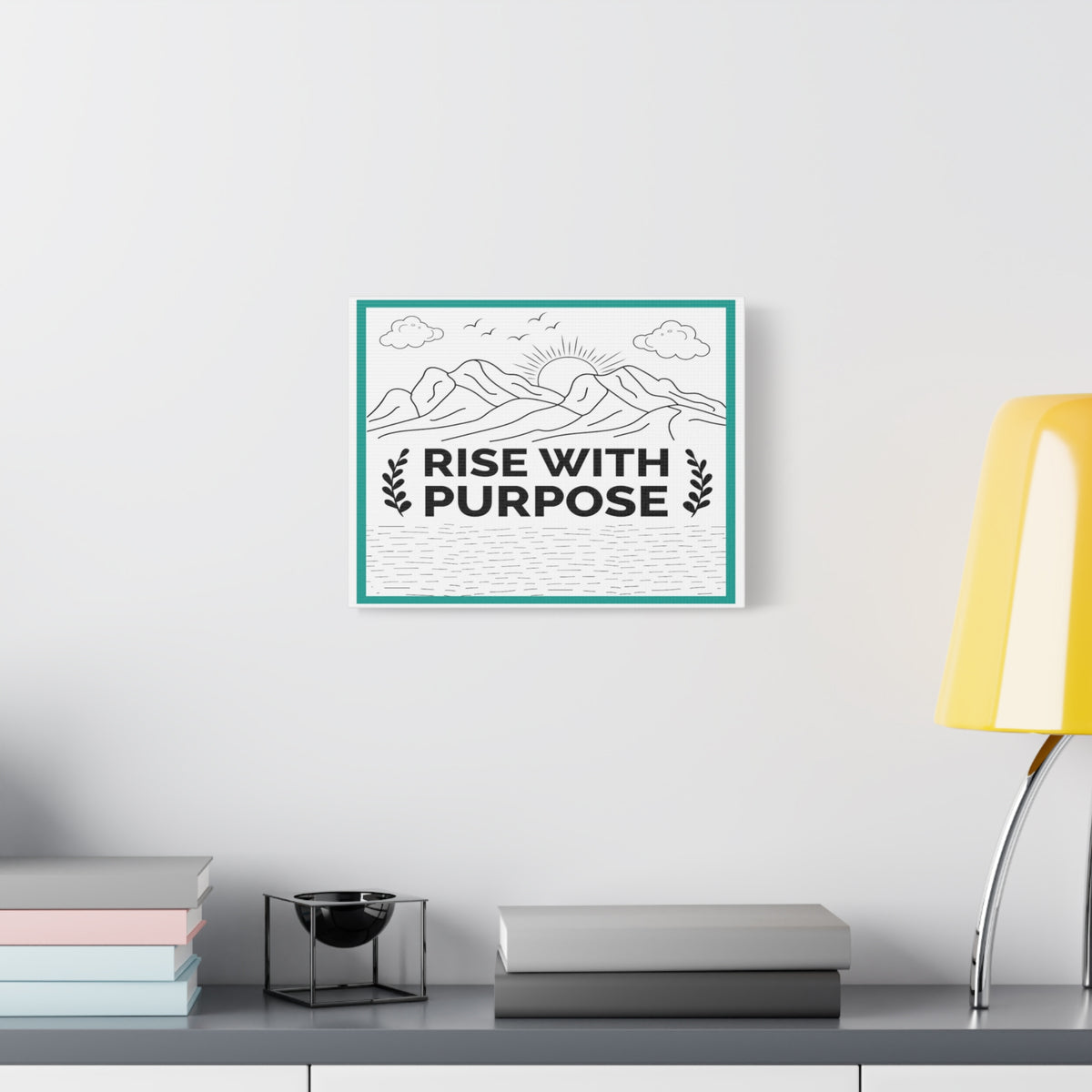 Inspirational Motivational Quote Canvas Wall Art for Home Decor Ready-to-Hang-Express Your Love Gifts