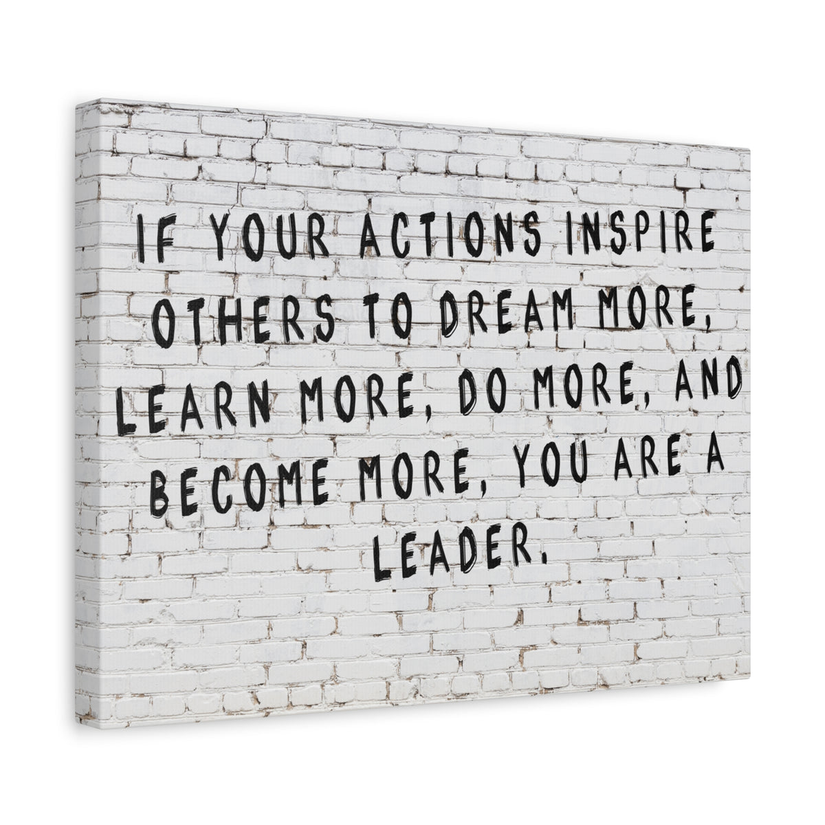 Inspirational Wall Art Actions Inspire Others Motivation Wall Decor for Home Office Gym Inspiring Success Quote Print Ready to Hang-Express Your Love Gifts