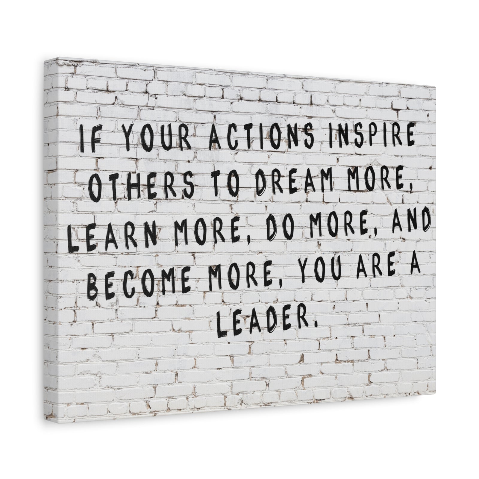 Inspirational Wall Art Actions Inspire Others Motivation Wall Decor for Home Office Gym Inspiring Success Quote Print Ready to Hang-Express Your Love Gifts