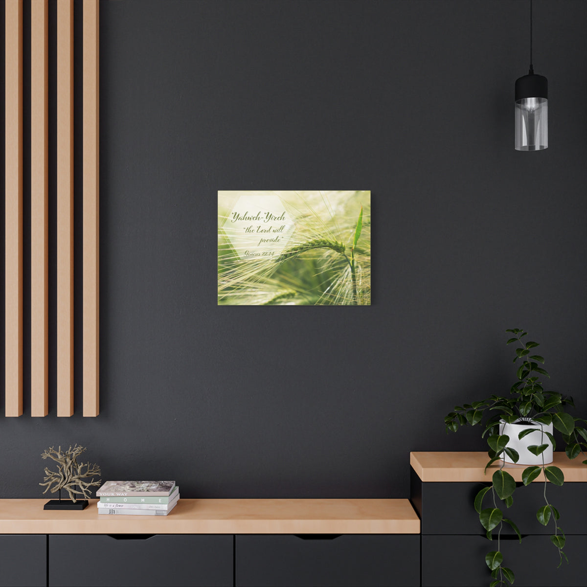 Scripture Walls The Lord Will Provide Genesis 22:14 Bible Verse Canvas Christian Wall Art Bible Verse Print Ready To Hang-Express Your Love Gifts