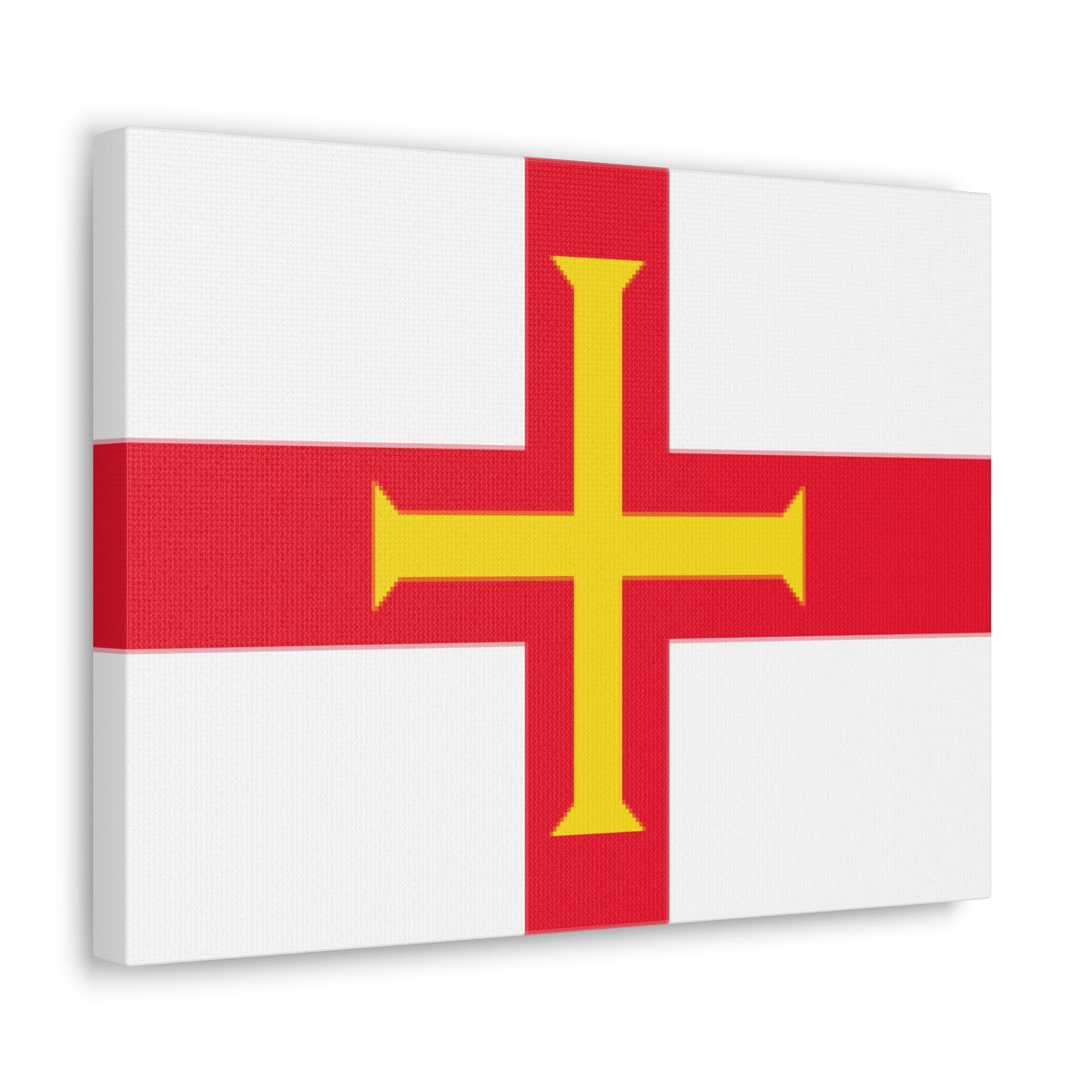 Guernsey Country Flag Canvas Vibrant Wall Art Unframed Home Decor-Express Your Love Gifts
