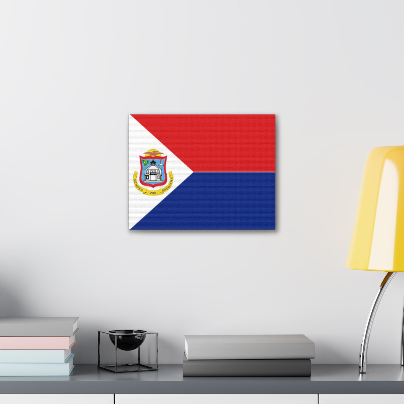 Sint Maarten Country Flag Canvas Vibrant Wall Art Unframed Home Decor-Express Your Love Gifts