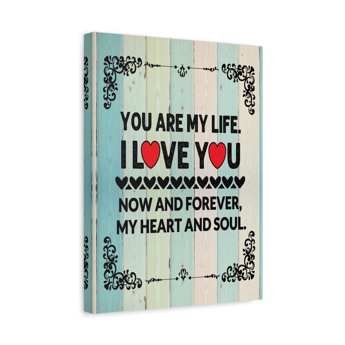 To My Wife You Are My Life Canvas Wall Art – Heartfelt Romantic Gift for Home Decor-Express Your Love Gifts