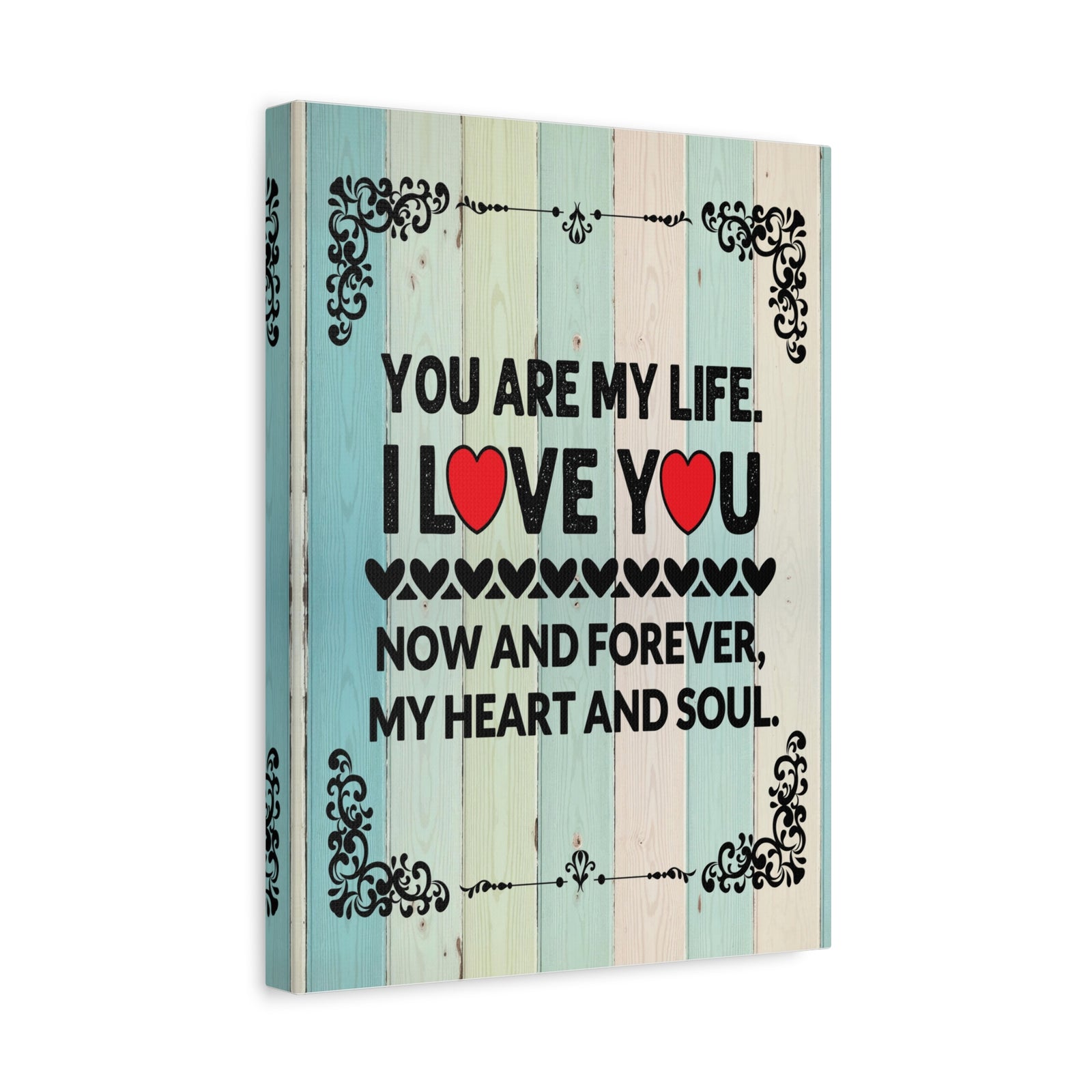 To My Wife You Are My Life Canvas Wall Art – Heartfelt Romantic Gift for Home Decor-Express Your Love Gifts