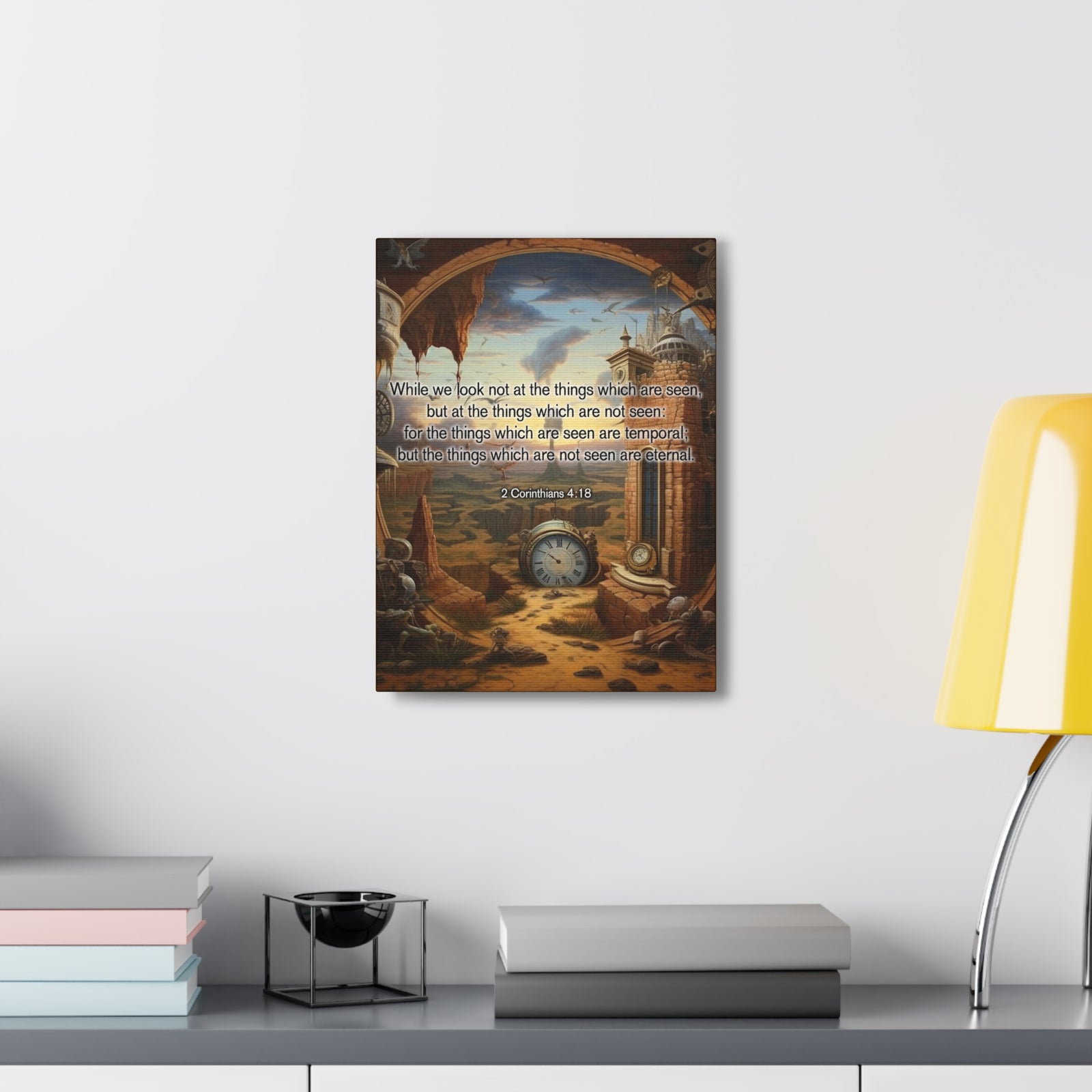 Scripture Walls Temporal 2 Corinthians 4:18 Christian Wall Art Print Ready to Hang Unframed-Express Your Love Gifts