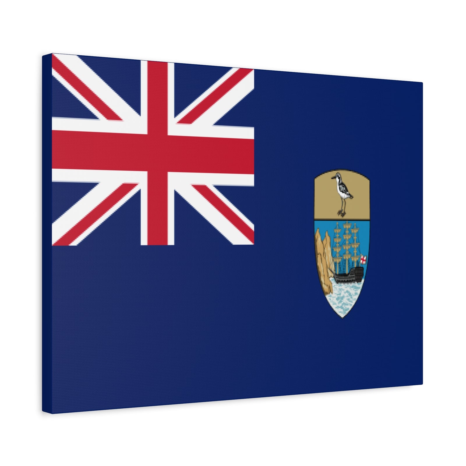 Saint Helena, Ascension and Tristan da Cunha Country Flag Canvas Vibrant Wall Art Unframed Home Decor-Express Your Love Gifts