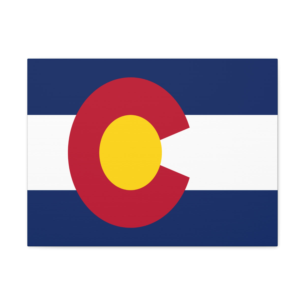 Colorado State Flag Canvas Vibrant Wall Art Unframed Home Decor-Express Your Love Gifts