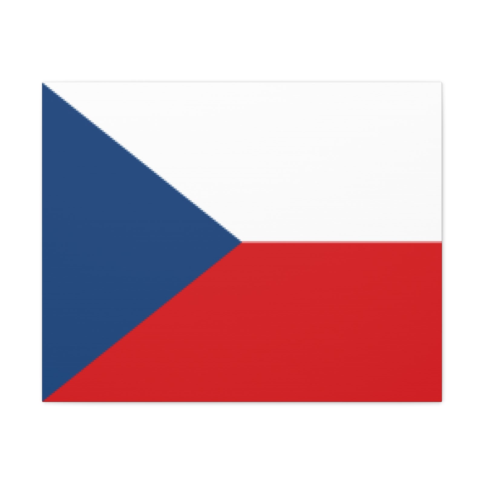 Czechia Country Flag Canvas Vibrant Wall Art Unframed Home Decor-Express Your Love Gifts