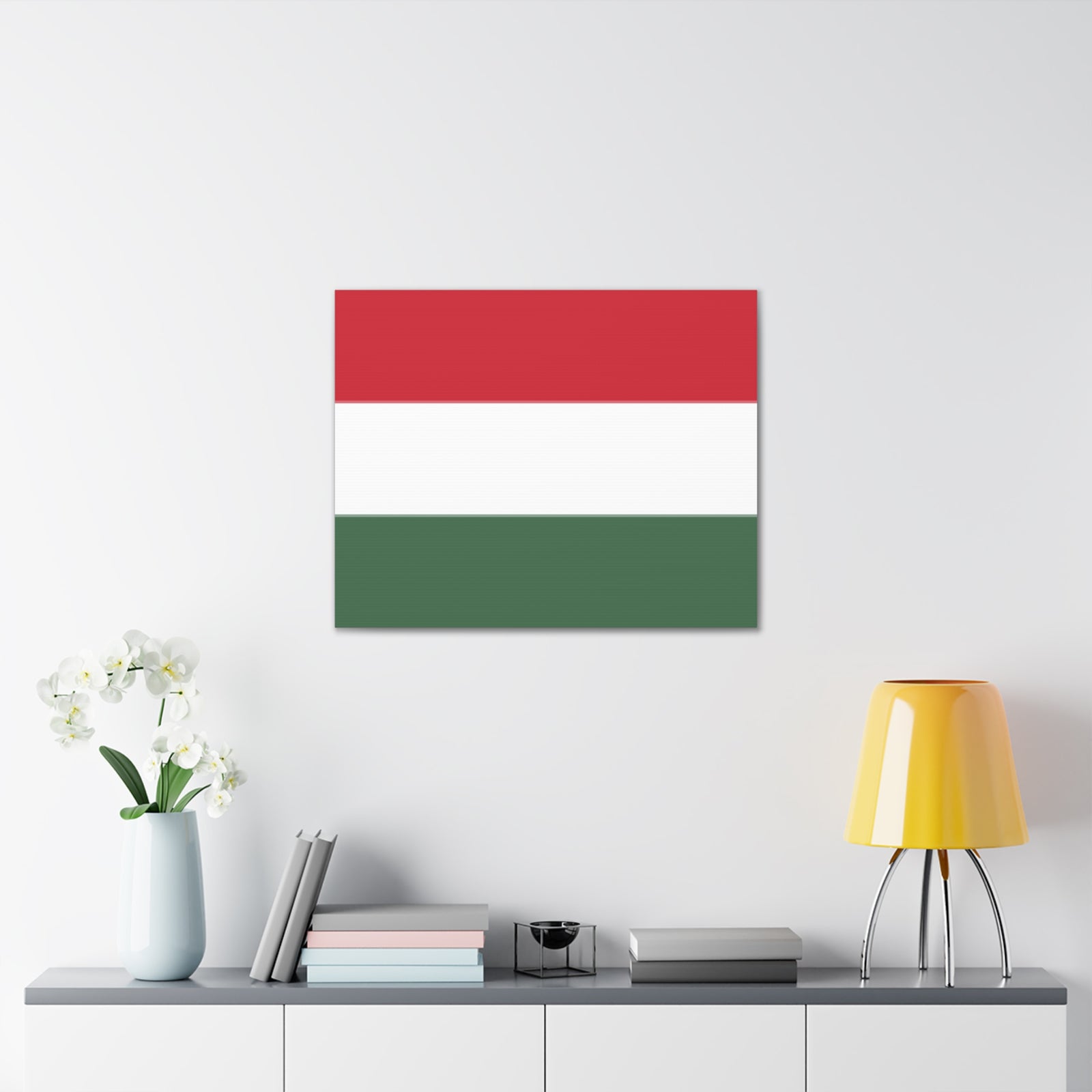 Hungary Country Flag Canvas Vibrant Wall Art Unframed Home Decor-Express Your Love Gifts