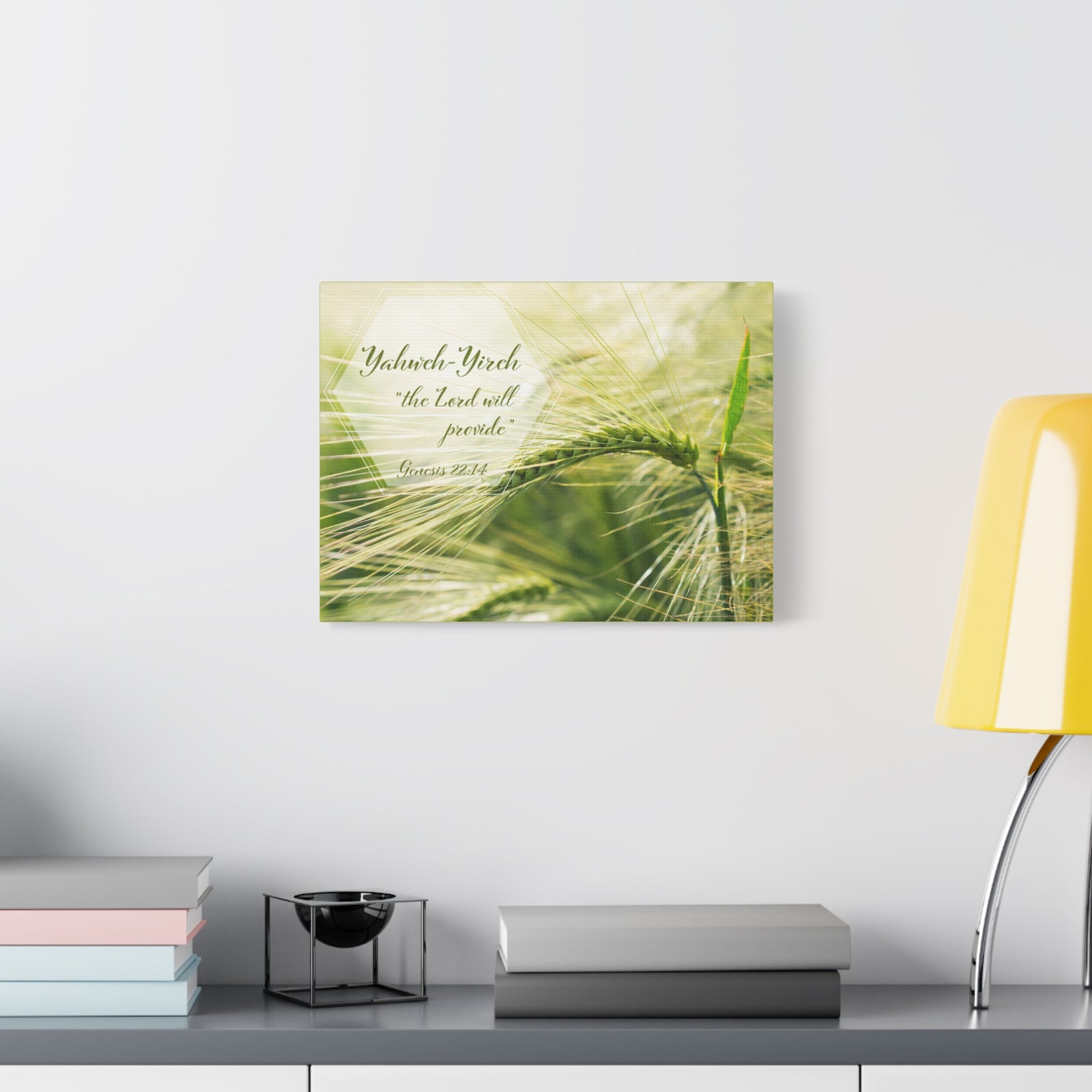 Scripture Walls The Lord Will Provide Genesis 22:14 Bible Verse Canvas Christian Wall Art Bible Verse Print Ready To Hang-Express Your Love Gifts
