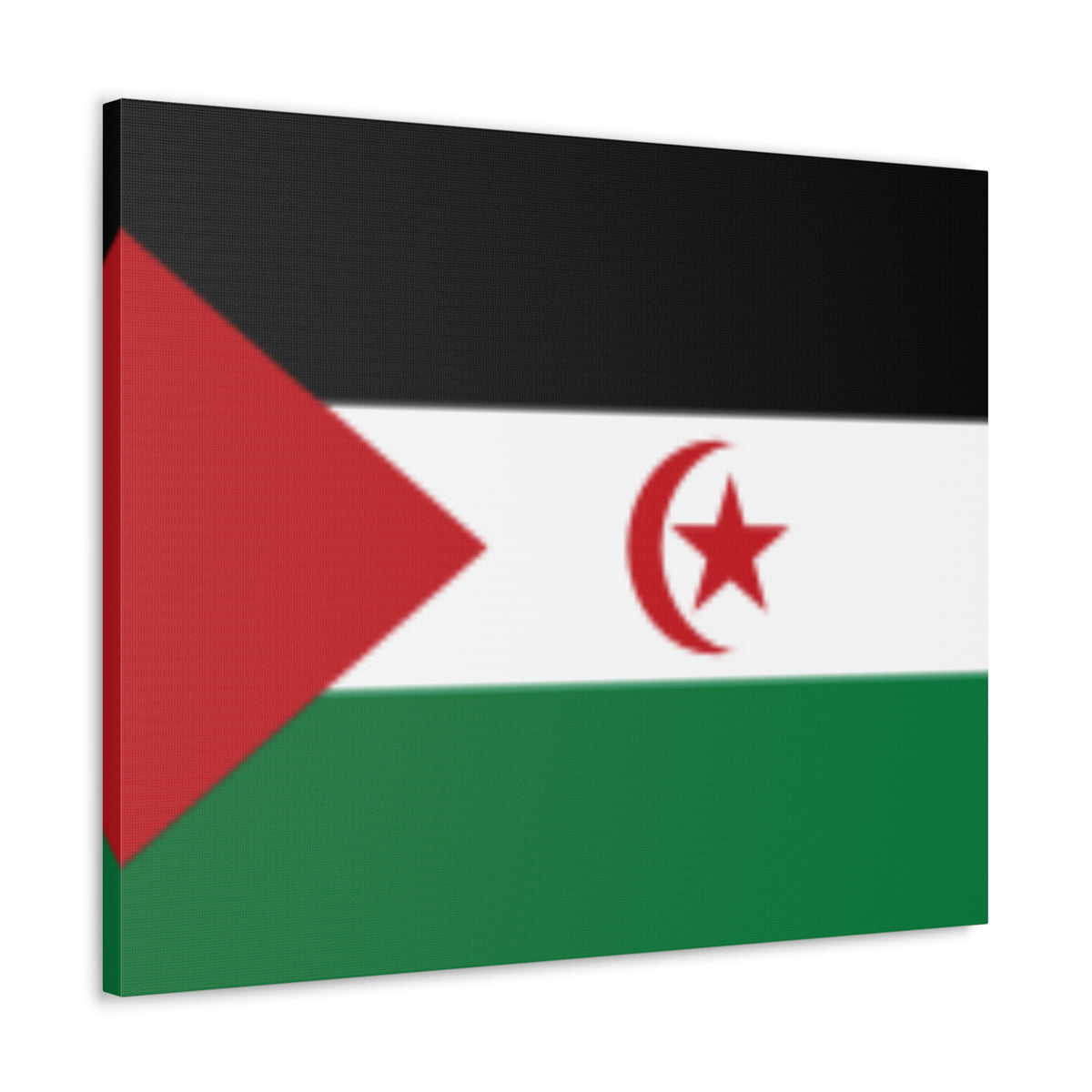 Western Sahara Country Flag Canvas Vibrant Wall Art Unframed Home Decor-Express Your Love Gifts