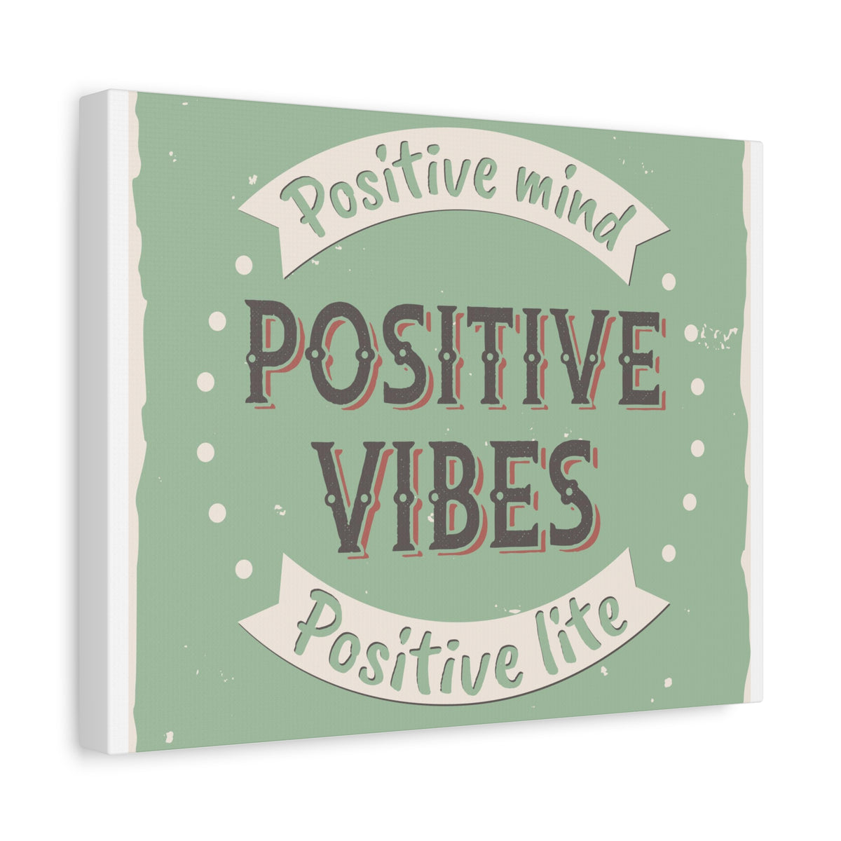 Inspirational Quote Canvas Positive Vibes Wall Art Motivational Motto Inspiring Prints Artwork Decor Ready to Hang-Express Your Love Gifts