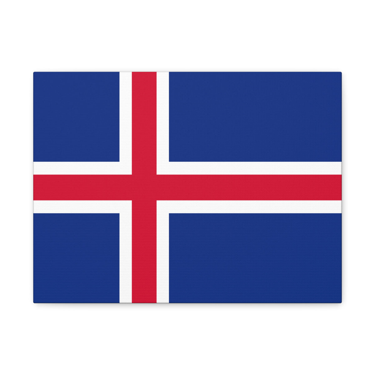 Iceland Country Flag Canvas Vibrant Wall Art Unframed Home Decor-Express Your Love Gifts