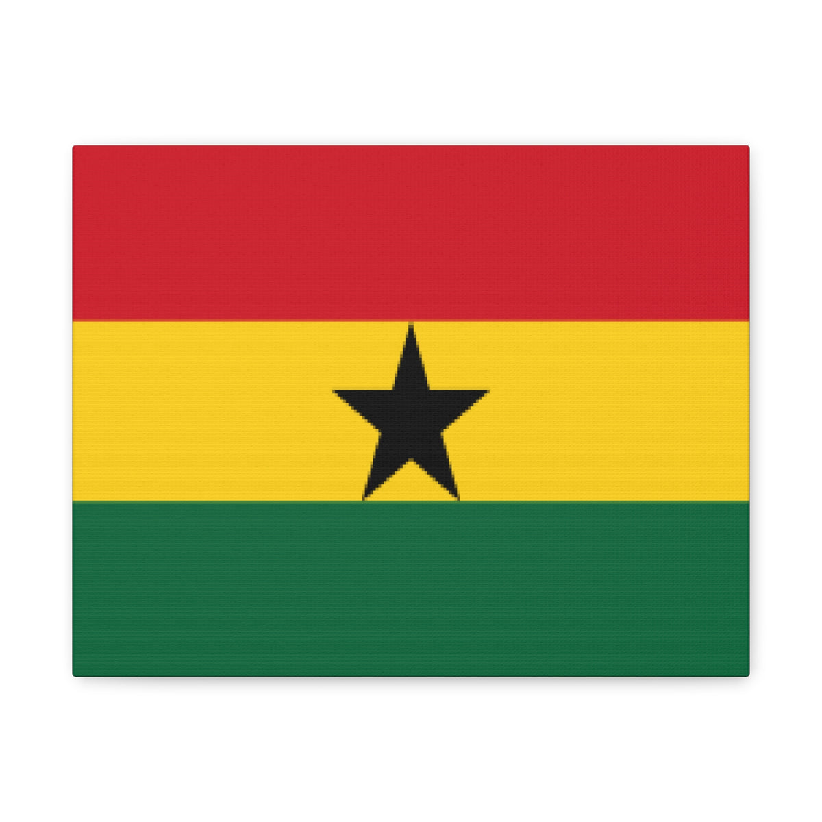 Ghana Country Flag Canvas Vibrant Wall Art Unframed Home Decor-Express Your Love Gifts