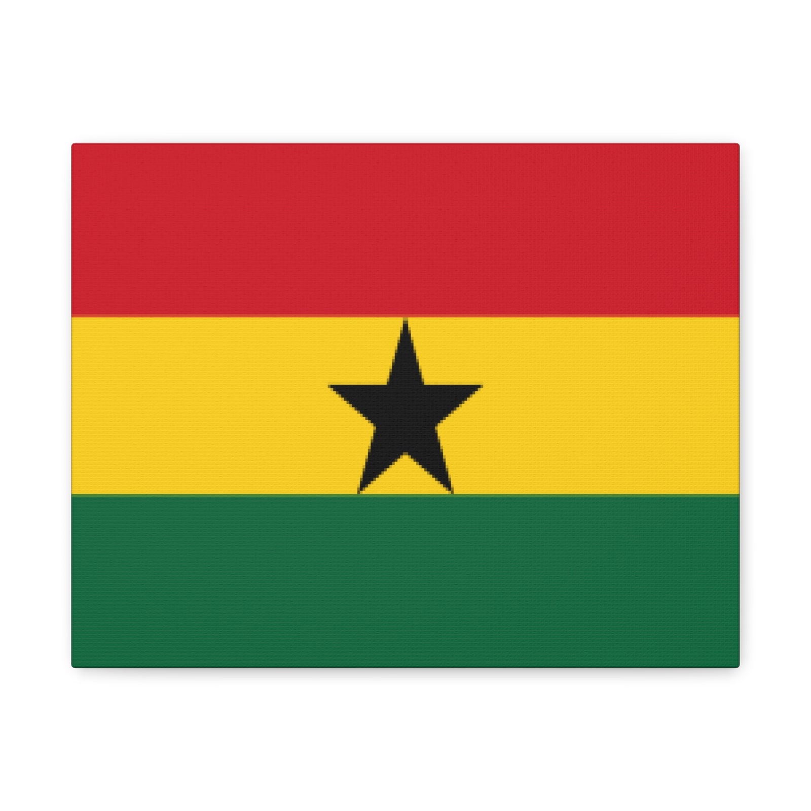 Ghana Country Flag Canvas Vibrant Wall Art Unframed Home Decor-Express Your Love Gifts