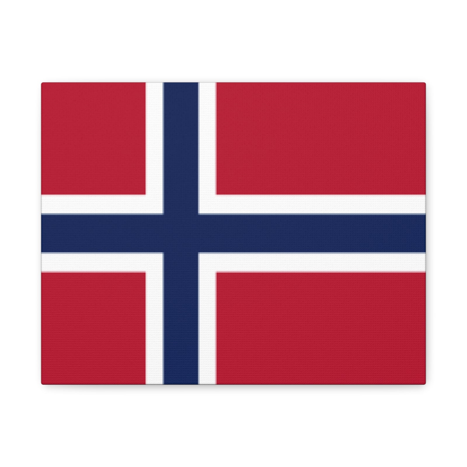 Svalbard and Jan Mayen Country Flag Canvas Vibrant Wall Art Unframed Home Decor-Express Your Love Gifts