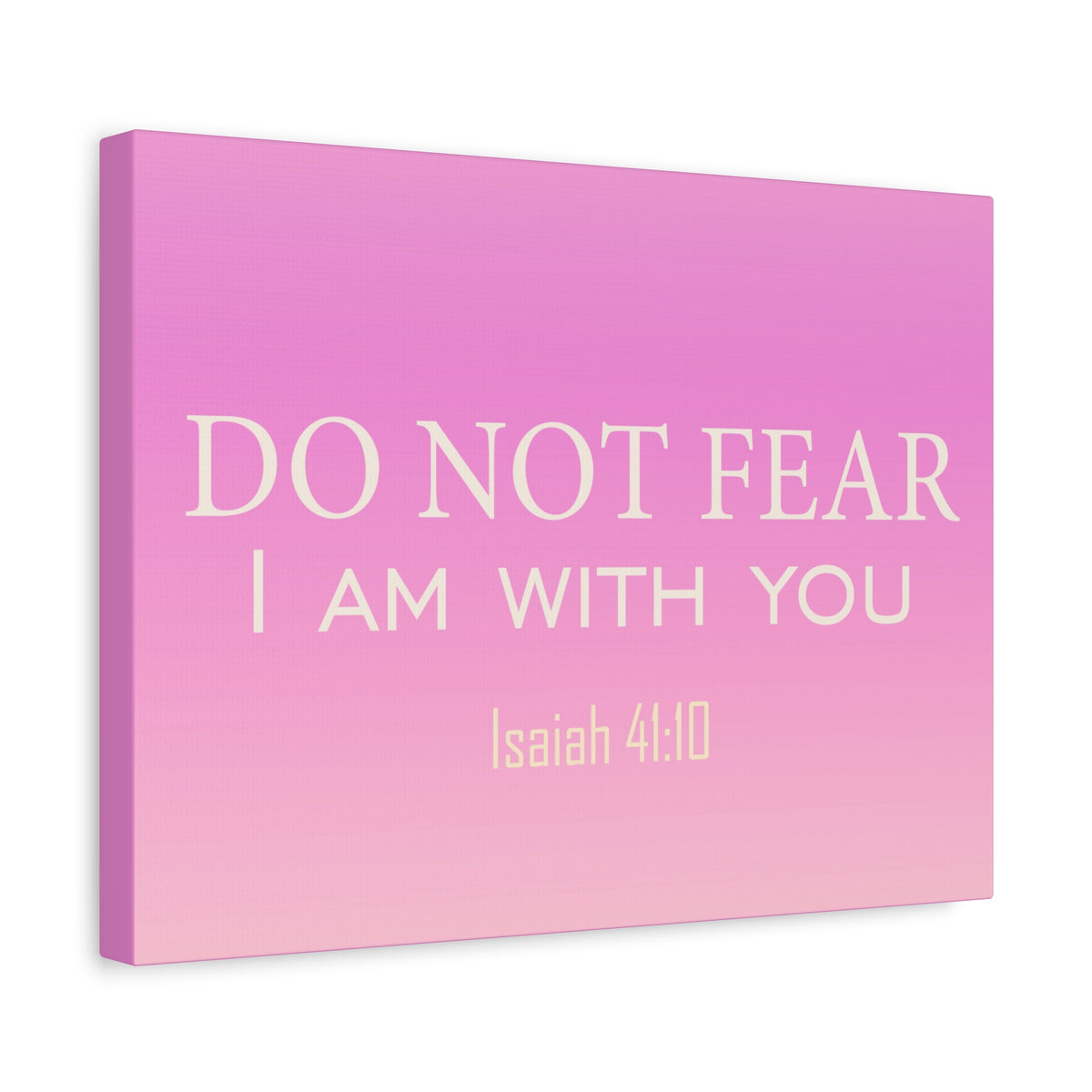 Scripture Canvas I Am With You Isaiah 41:10 Christian Wall Art Bible Verse Print Ready to Hang-Express Your Love Gifts