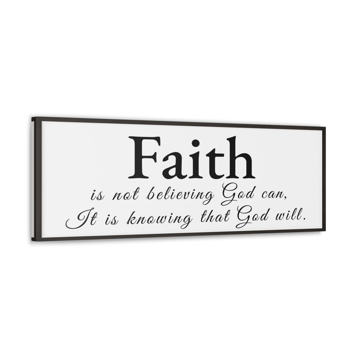 Scripture Walls Faith White Hebrews 11 Bible Verse Canvas Christian Wall Art Ready to Hang Unframed-Express Your Love Gifts