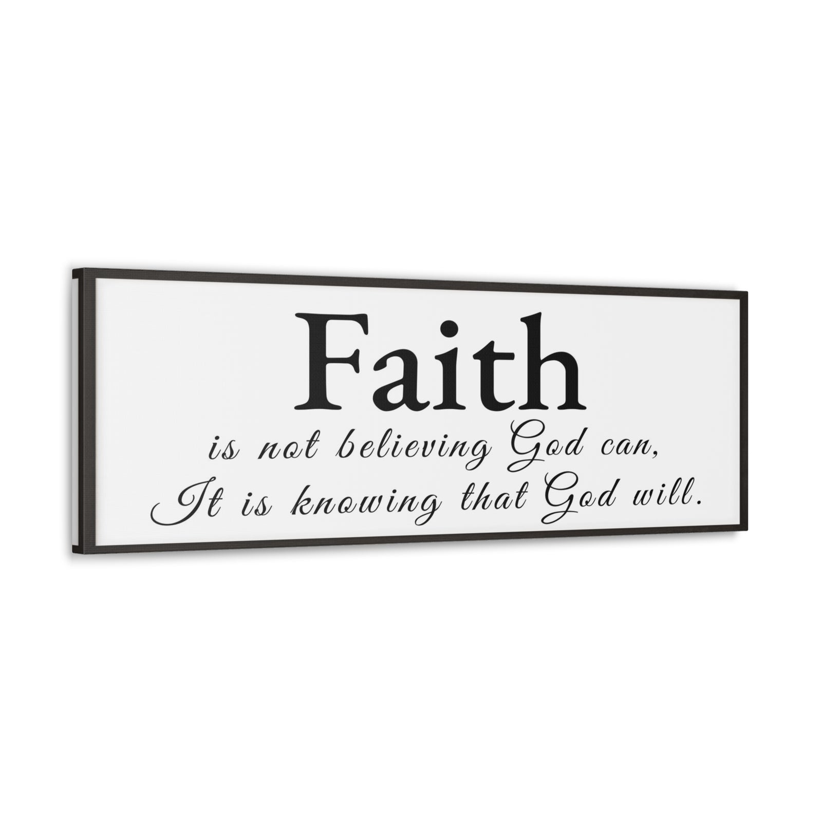 Scripture Walls Faith White Hebrews 11 Bible Verse Canvas Christian Wall Art Ready to Hang Unframed-Express Your Love Gifts