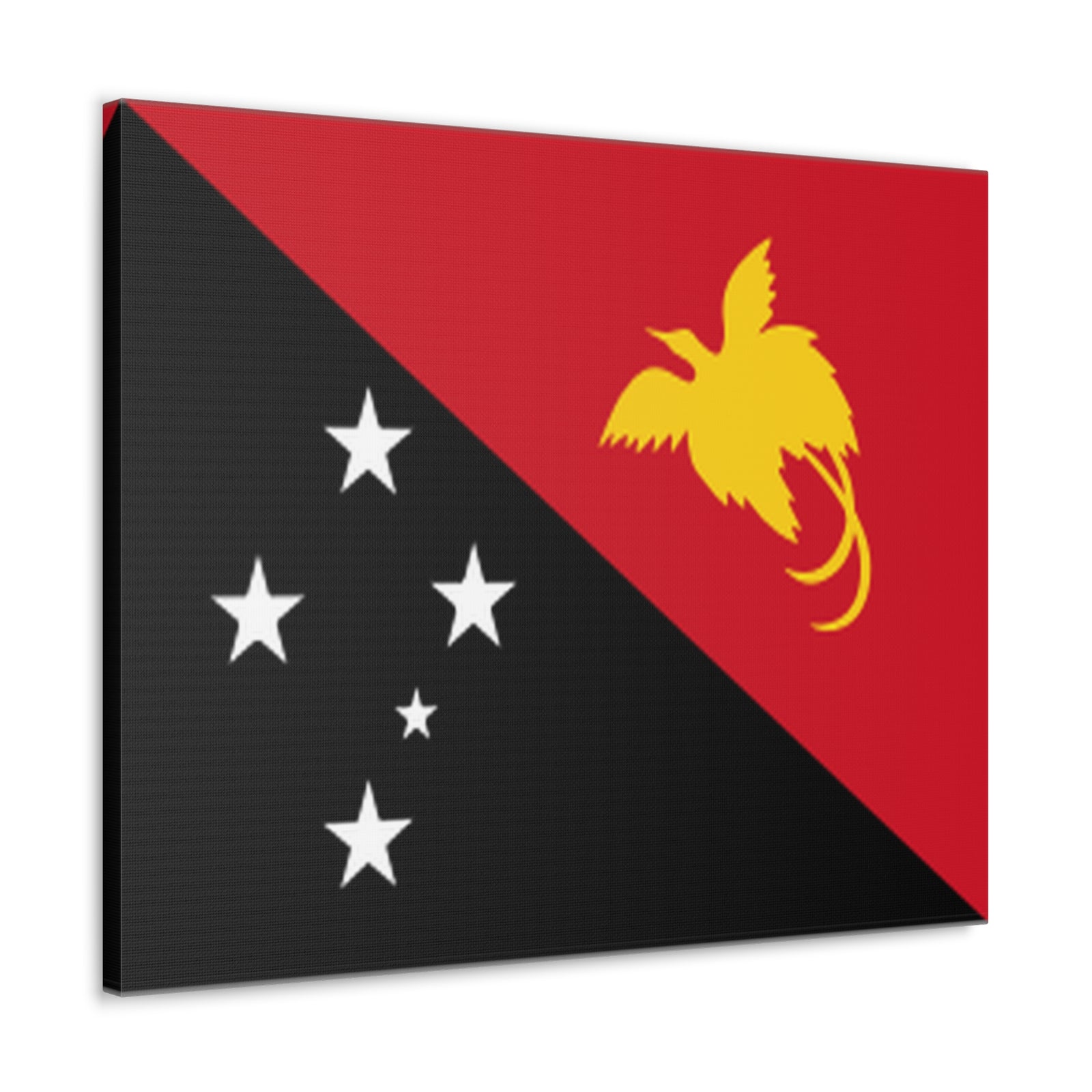 Papua New Guinea Country Flag Canvas Vibrant Wall Art Unframed Home Decor-Express Your Love Gifts
