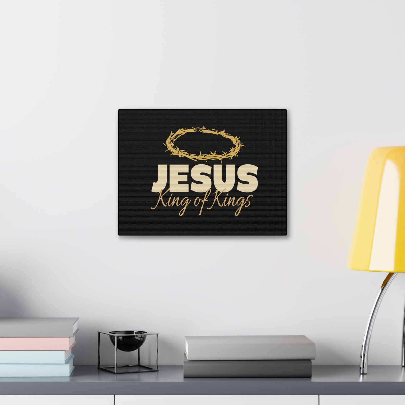 Scripture Walls Jesus King of Kings Revelation 17:14 Bible Verse Canvas Christian Wall Art Ready to Hang Unframed-Express Your Love Gifts